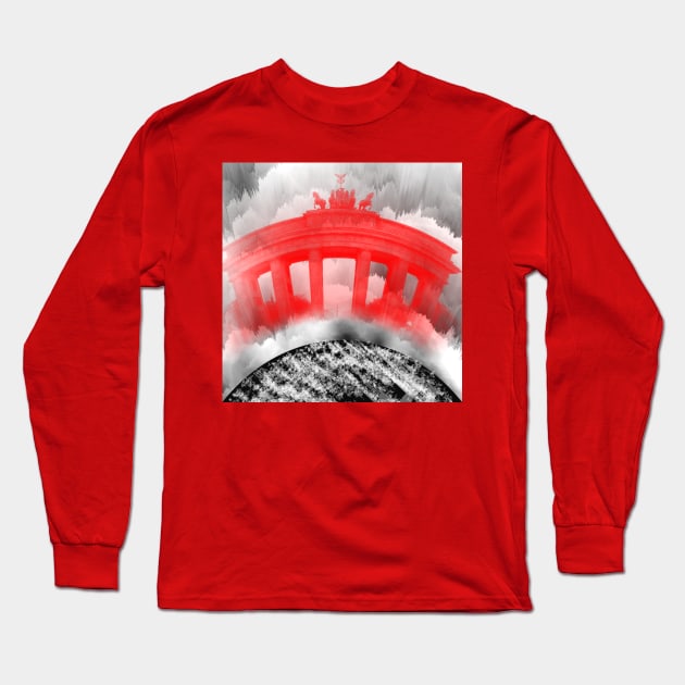 Brandenburg Gate Long Sleeve T-Shirt by Superlust